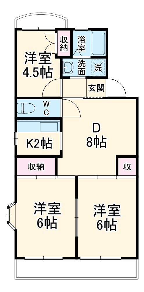 ルミエール湘南の間取り