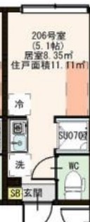 コラゾンの間取り