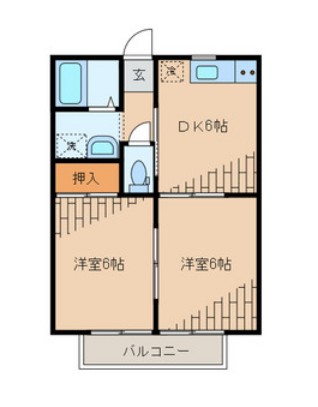 パイン・ハウスの間取り
