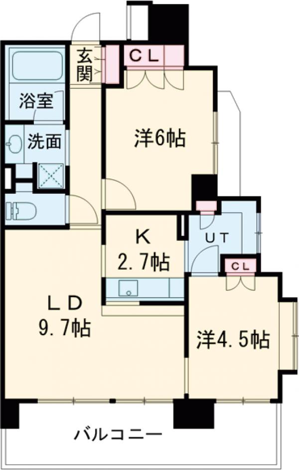 レジデンス八王子明神町の間取り