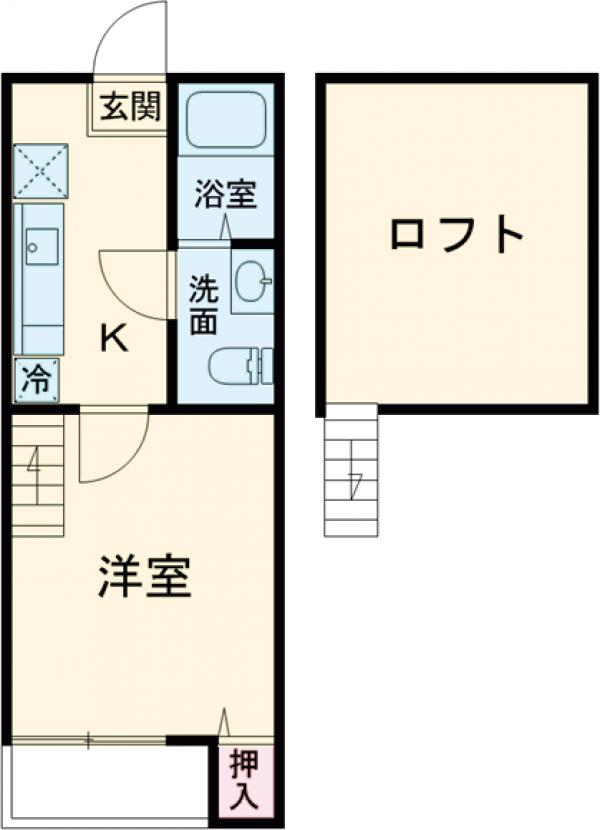 リトルマーメイドの間取り