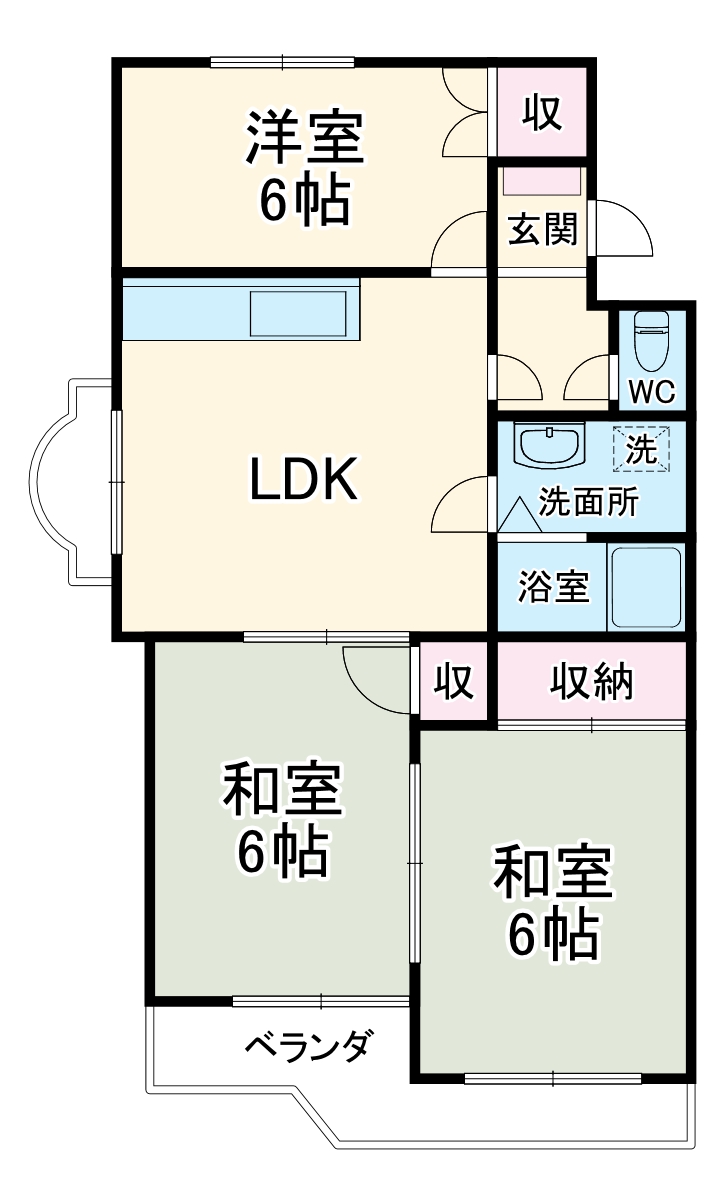 ファミールTOSHIの間取り