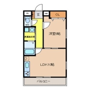 エス・コート一条の間取り