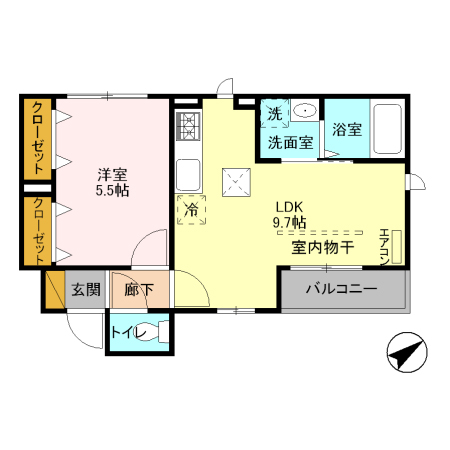 ヴィラたちばなの間取り