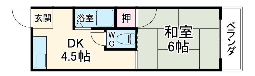 サンコーポライトの間取り