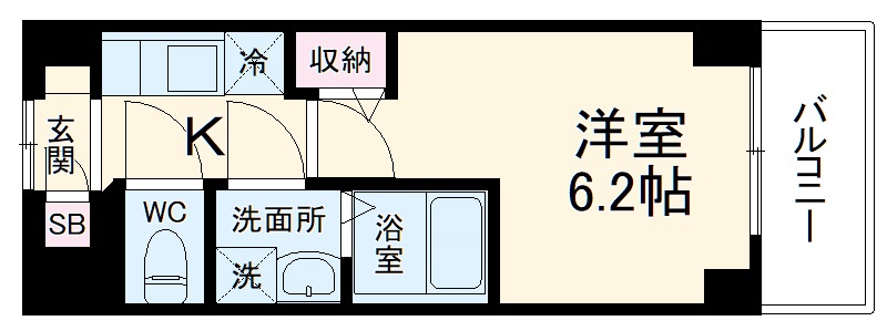 白子の完工年月(2023年1月)築の賃貸マンションの間取り