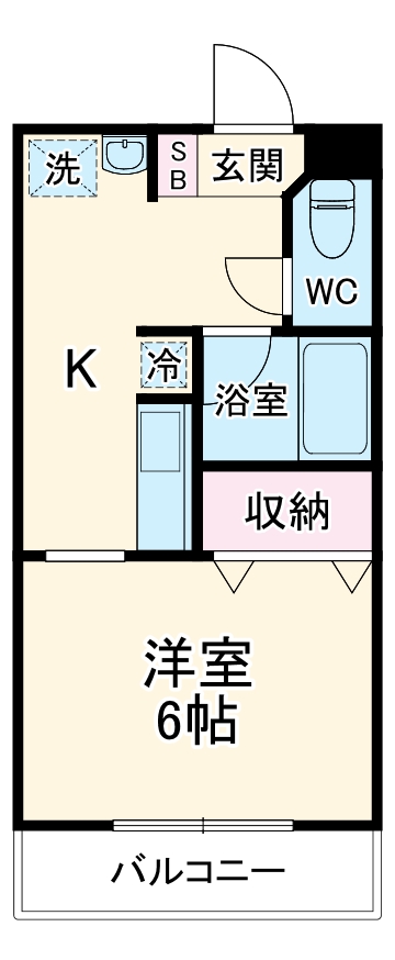 COCORO吹田の間取り