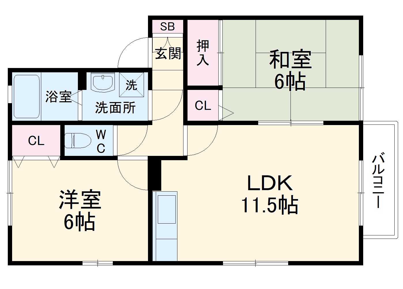 豊友スカイハウスの間取り