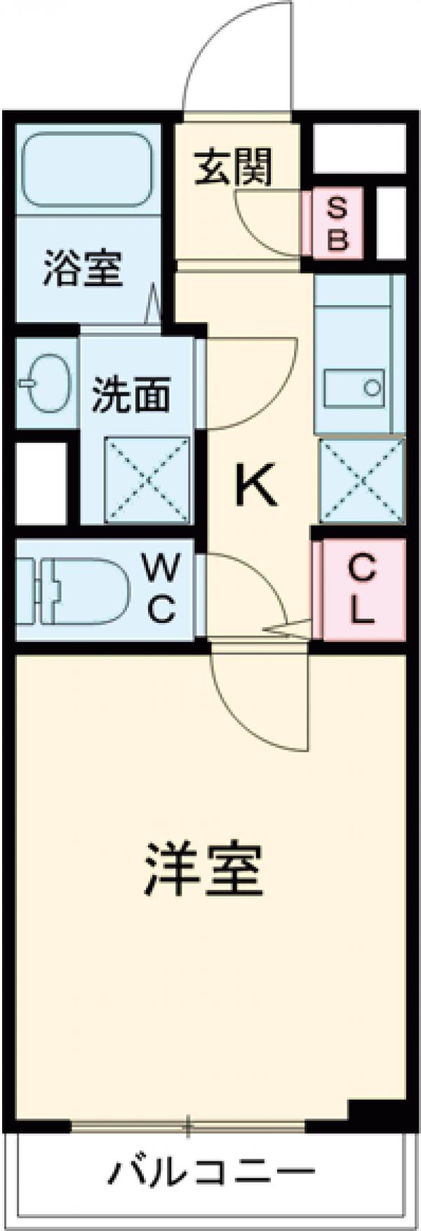 TheFusion中村橋の間取り