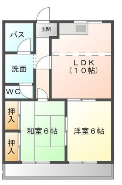 Jハピネスの間取り