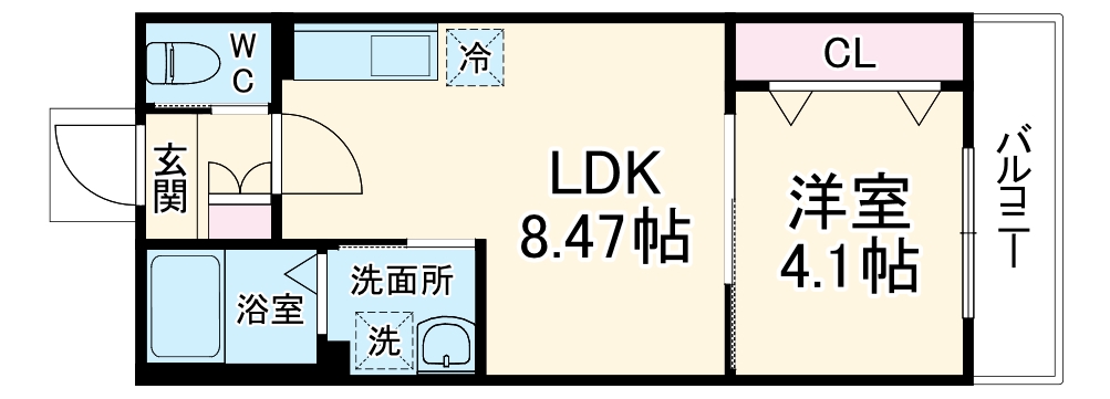 グランパラディソの間取り