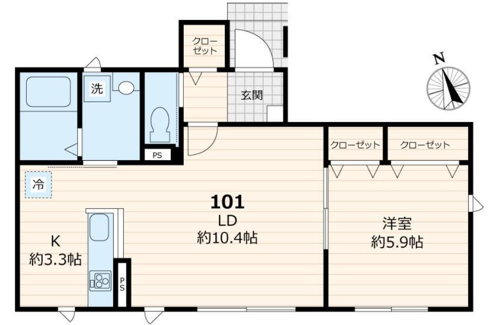 ルミエール光Ⅰの間取り