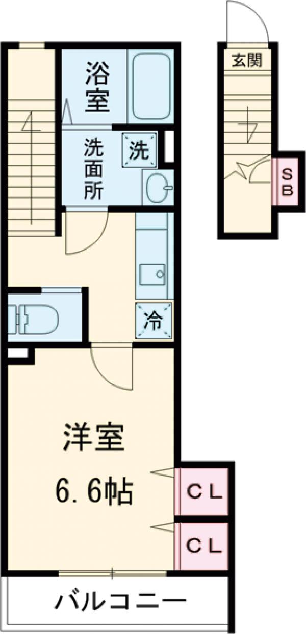 エルスタンザ東尾久の間取り