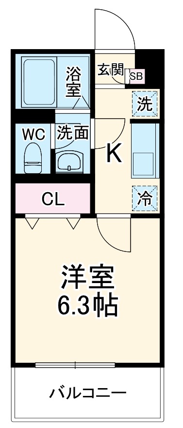 リブリ・レースパーク船橋法典の間取り