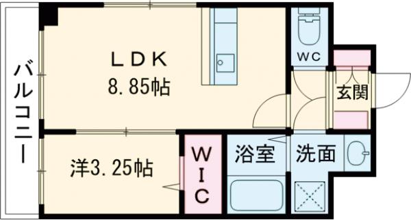 マルコビル平尾の間取り