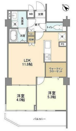 ミリアレジデンス中野弥生町の間取り