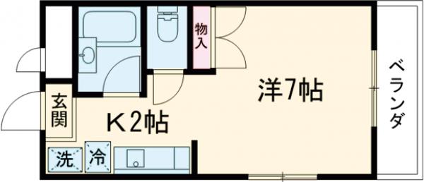 グロリアハイツの間取り