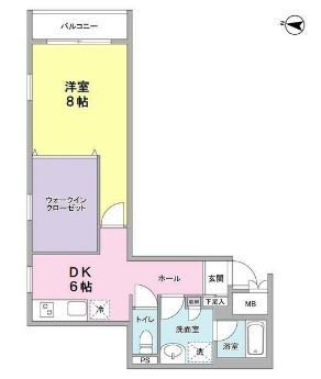 レオパルド奥沢の間取り