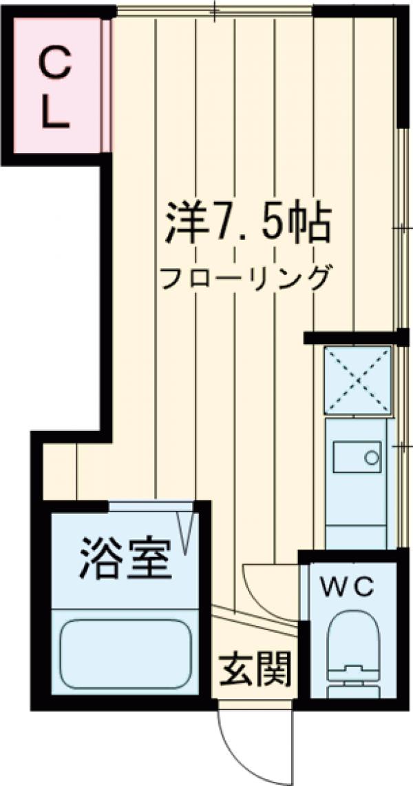 第3コーポ清守の間取り