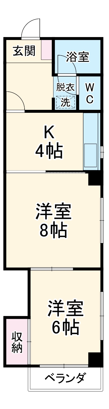 プロスパーハイツの間取り