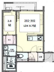 KLEIS西八王子Ⅱの間取り