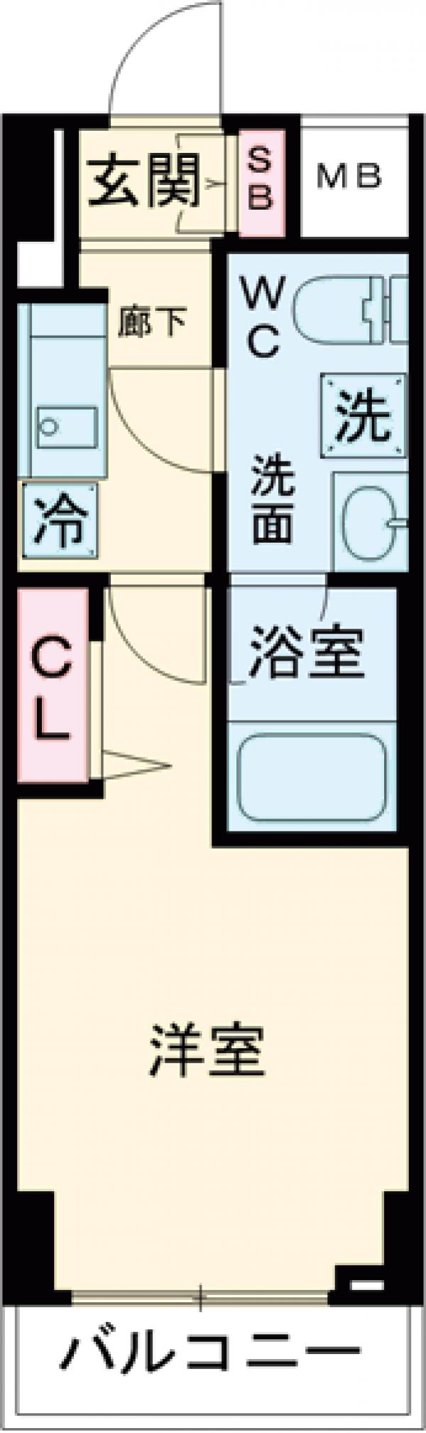 メインステージ千住中居町の間取り
