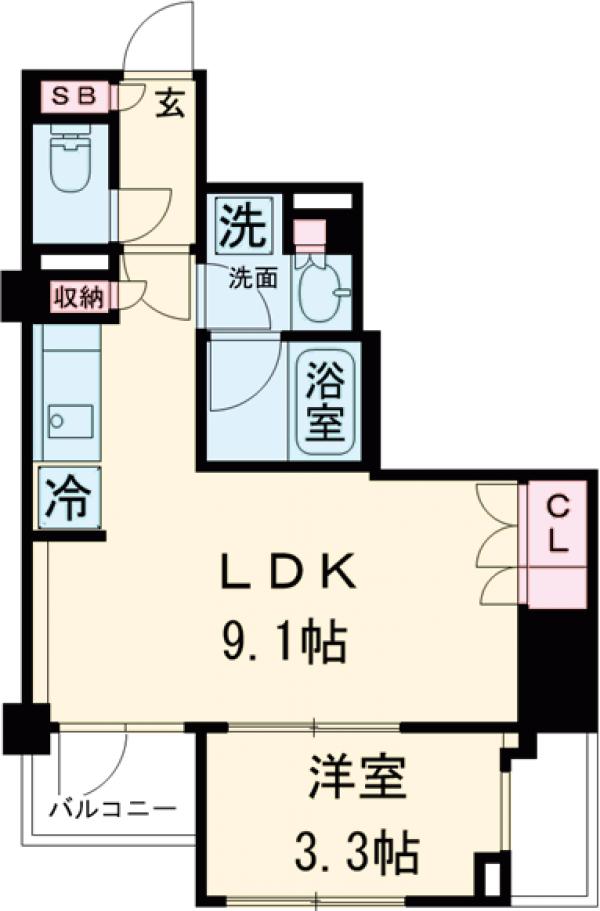 ルミーク千歳船橋の間取り