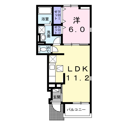 ジプソフィルの間取り