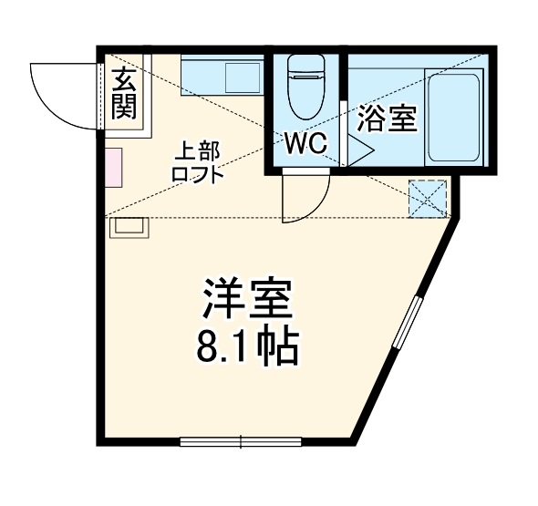 ユナイト汐入ページ・ワンの間取り