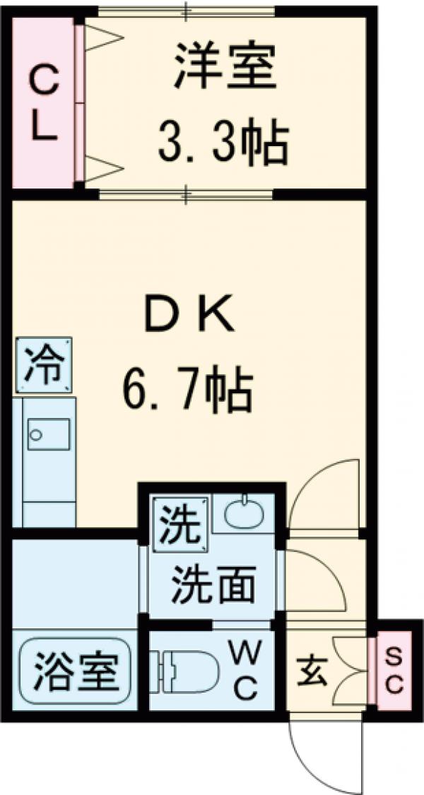 ミハス吉祥寺東町Ⅱの間取り