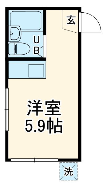パレス市川の間取り