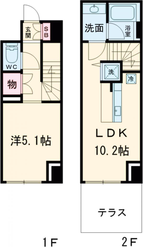 レジデンス雪谷大塚の間取り