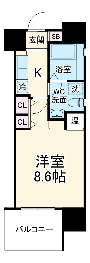 グラマシー京橋の間取り