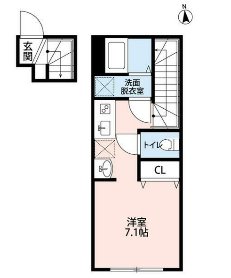 ヴィクトリアンコート中村橋の間取り
