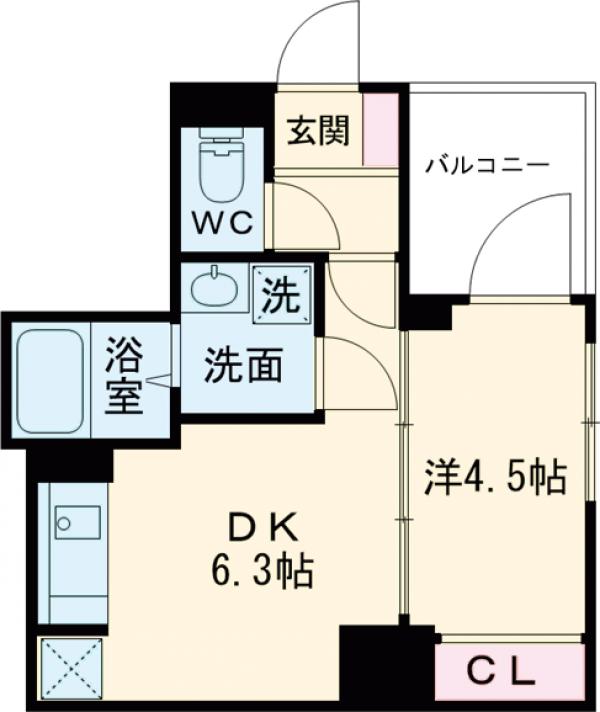 レオーネ錦糸町の間取り