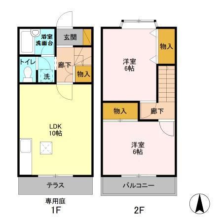 シティハウスαの間取り