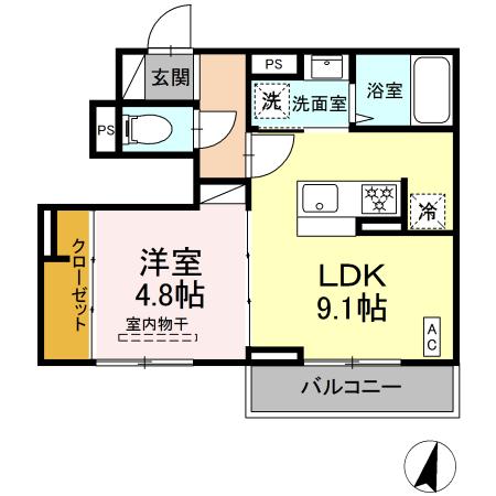 ブランポルテの間取り