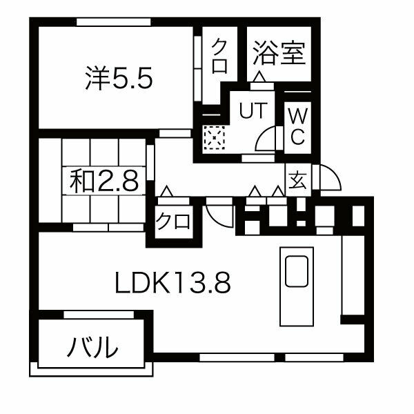 サンハイツsanaeⅢの間取り