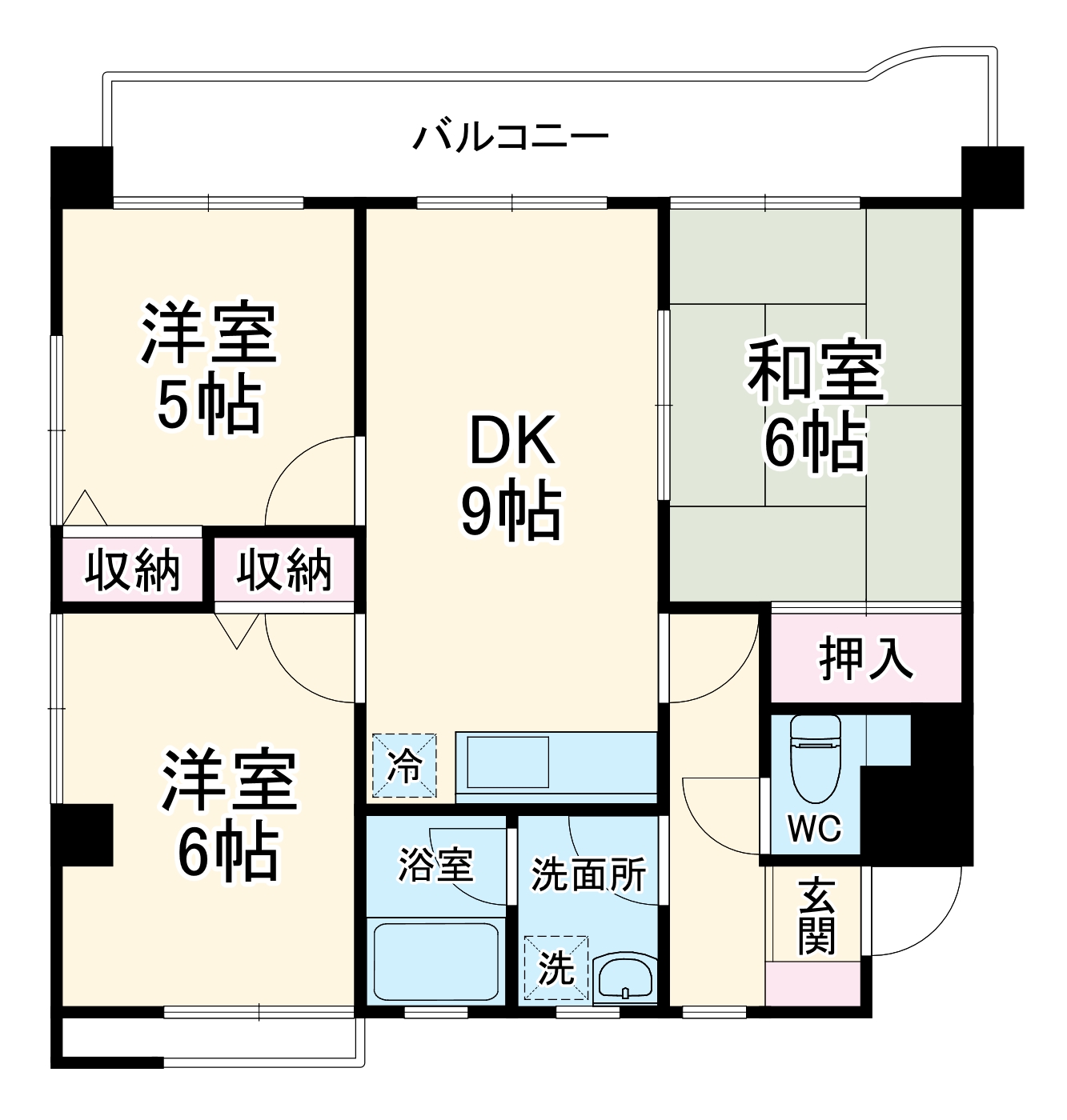 エステート富貴ノ台の間取り