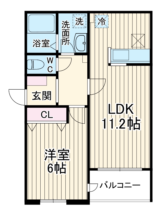 アリュール瑞穂の間取り