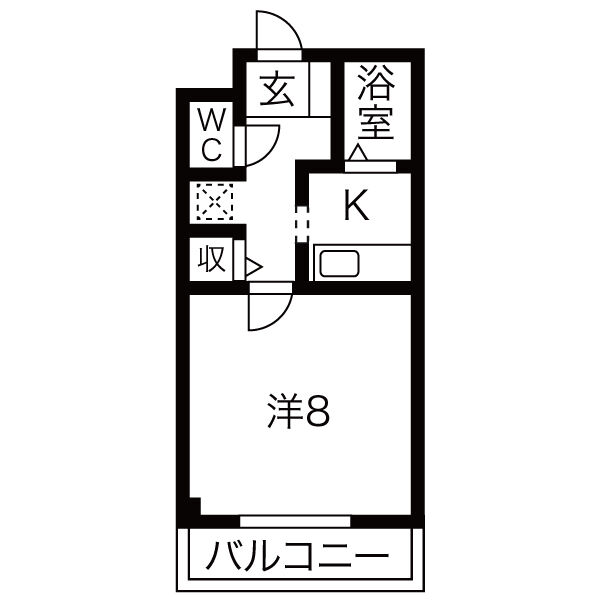 ラ・フレイズIIの間取り
