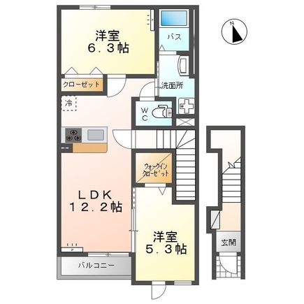 グランコート高萩の間取り