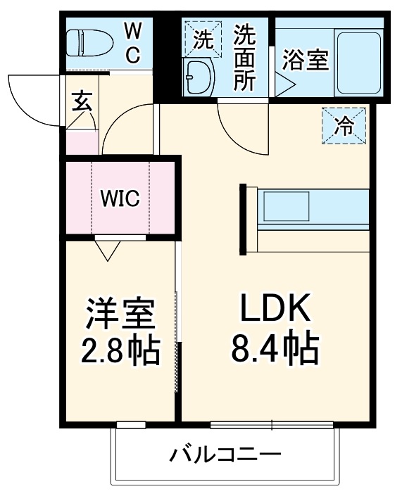 KLEIS春日部Ⅱの間取り