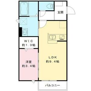 ハートウィズ1122 B棟の間取り