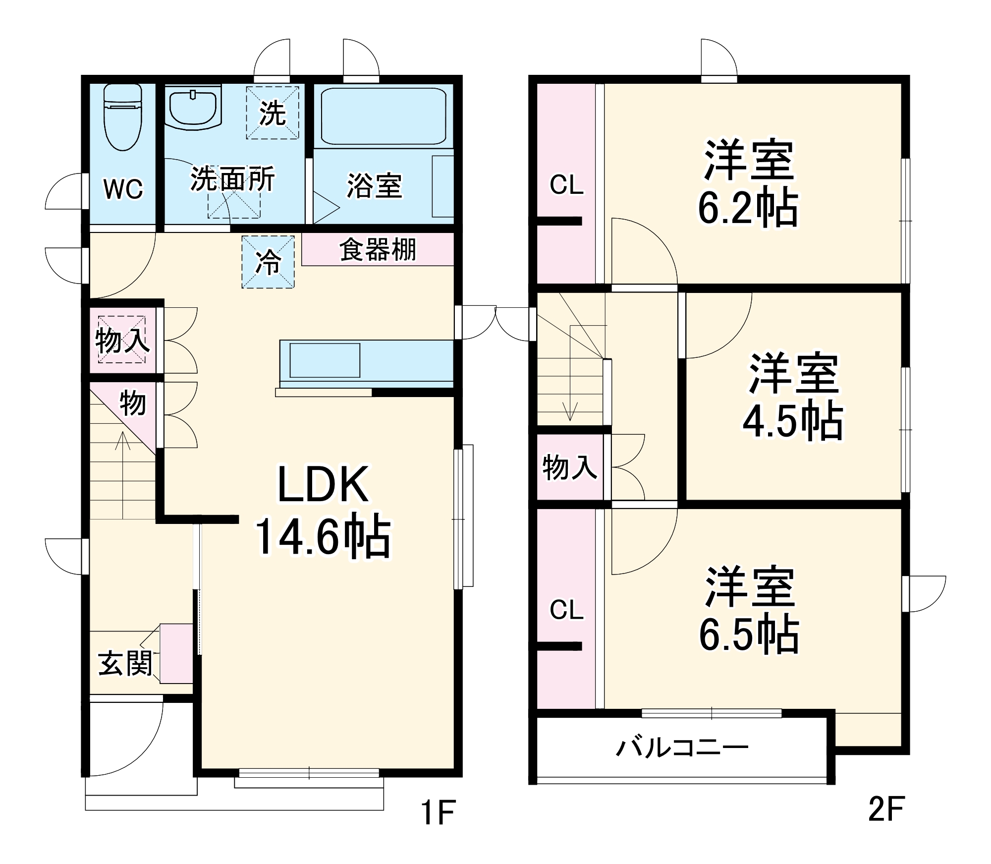今羽駅前ドリームハウスの間取り