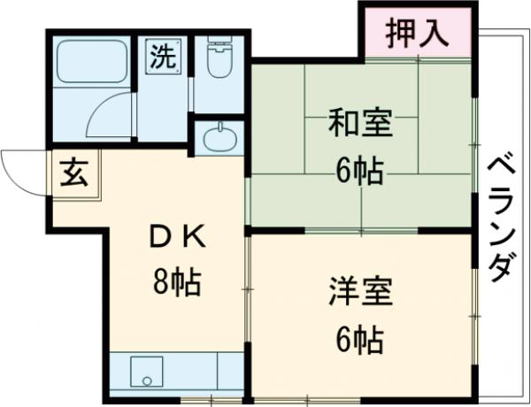 メゾン芳賀の間取り