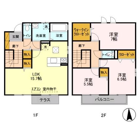 アドリアの間取り