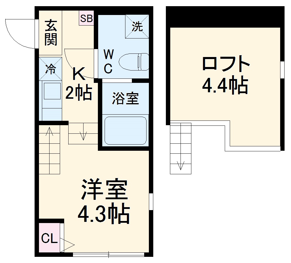 corretaの間取り