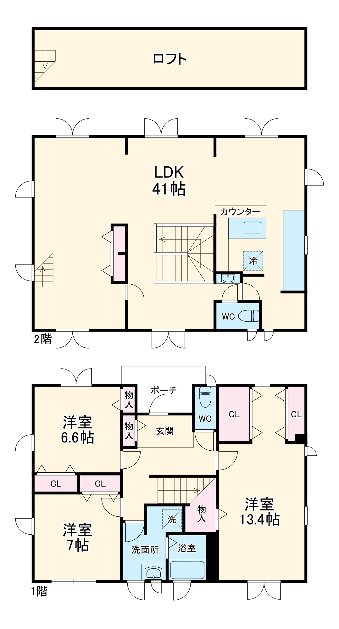 荏田西戸建の間取り