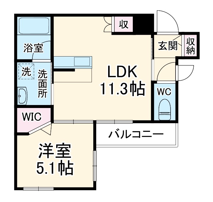 ディアコート南浦和の間取り